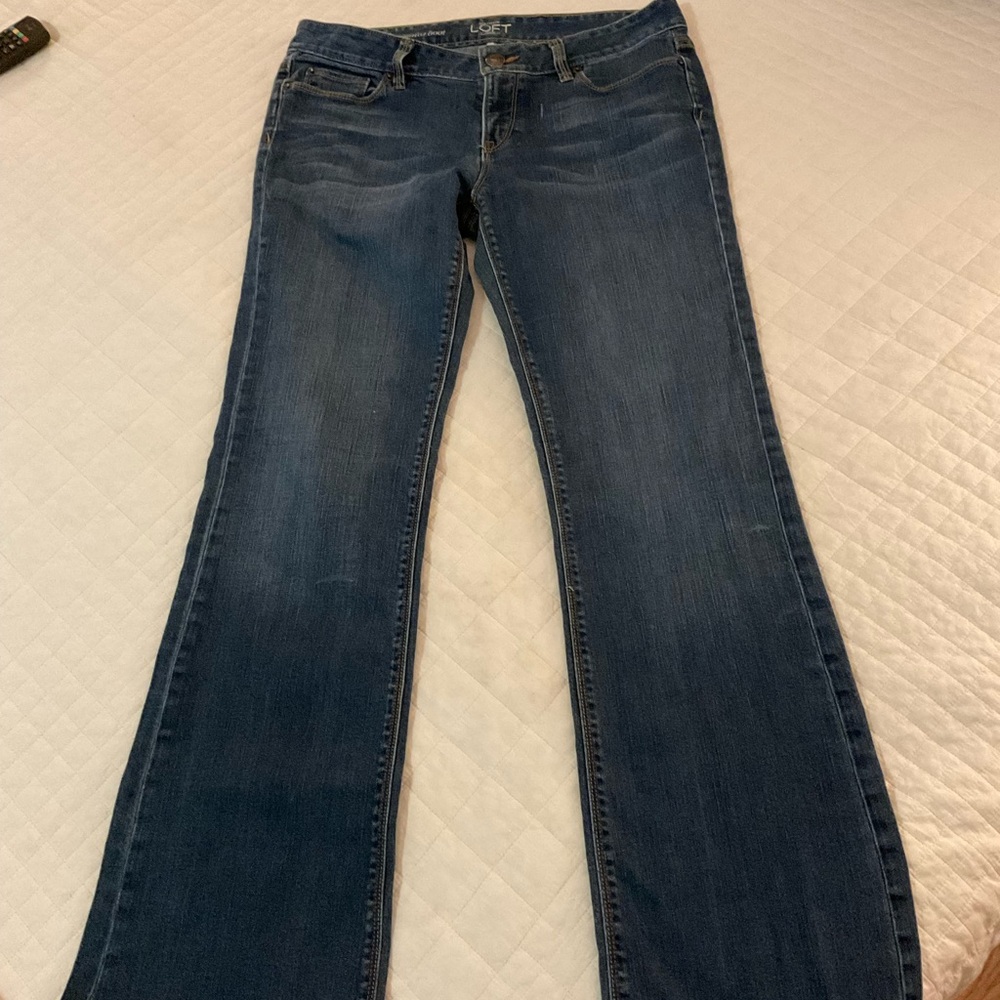 LOFT Classic Blue Boot Cut Jeans